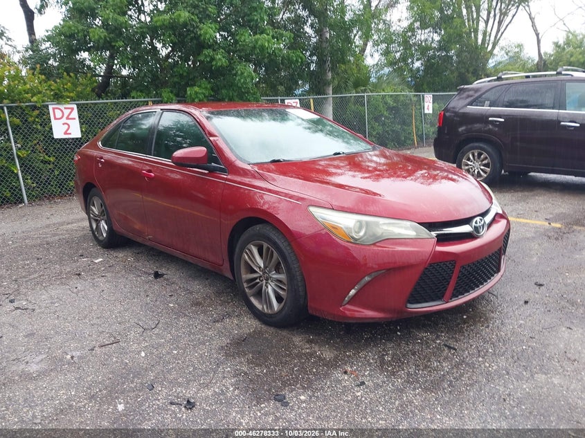 Vin: 4t1bf1fk1gu590634, lot: 46778479, toyota camry se 20161