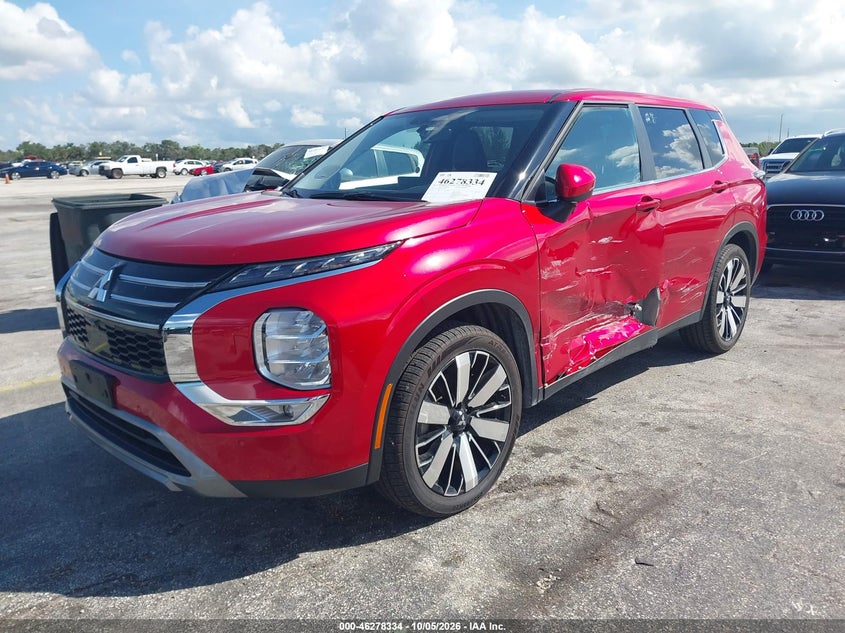 Vin: ja4j4va81sz013147, lot: 46778480, mitsubishi outlander se 2.5 s-awc/trail edition s-awc 20252