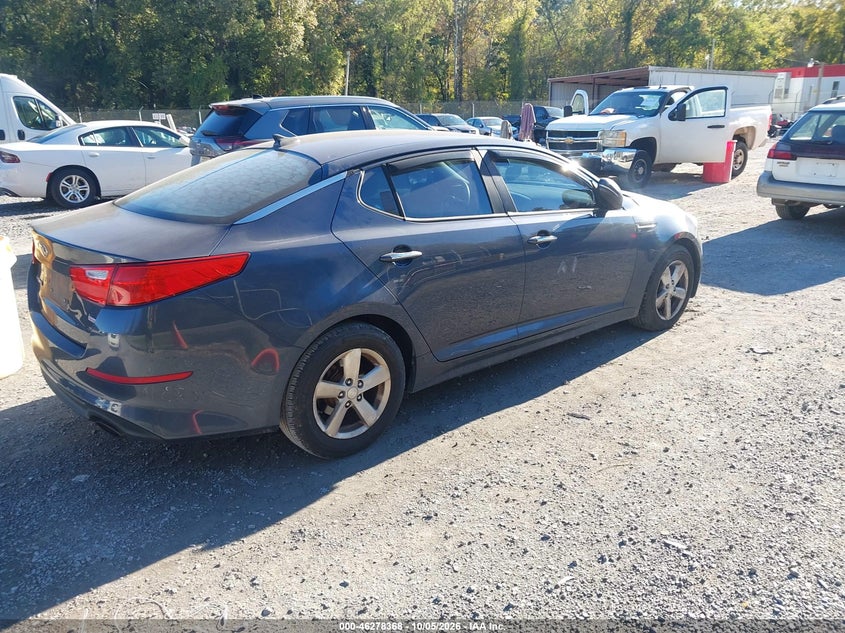 Vin: 5xxgm4a70fg439762, lot: 46778514, kia optima lx 20154