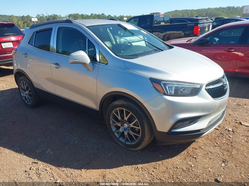 Vin: kl4cj1sb4kb777779, lot: 46778544, buick encore fwd sport touring 20191