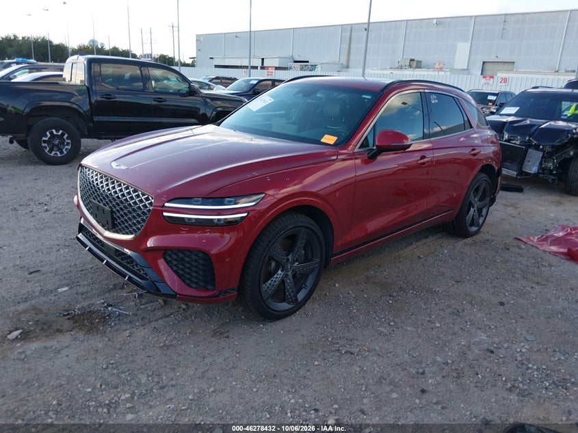 Vin: kmumadtb9pu133097, lot: 46778578, genesis gv70 2.5t awd 20232
