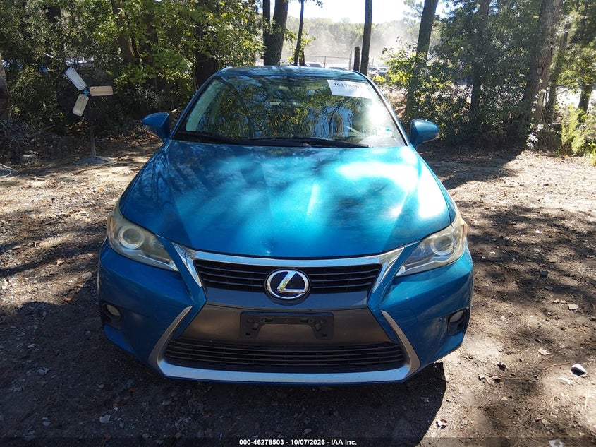 LEXUS CT 200H 2014 VIN JTHKD5BH1E2177695
