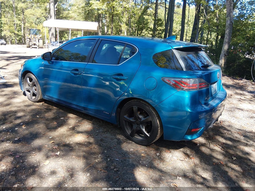 LEXUS CT 200H 2014 VIN JTHKD5BH1E2177695