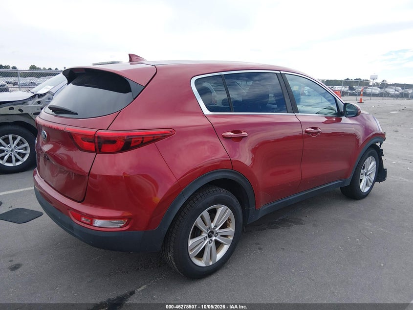 Vin: kndpm3ac9j7392448, lot: 46778654, kia sportage lx 20184
