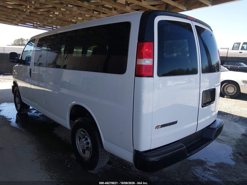 Vin: 1gawgefp0p1106758, lot: 46778667, chevrolet express passenger rwd 2500 regular wheelbase ls 20233