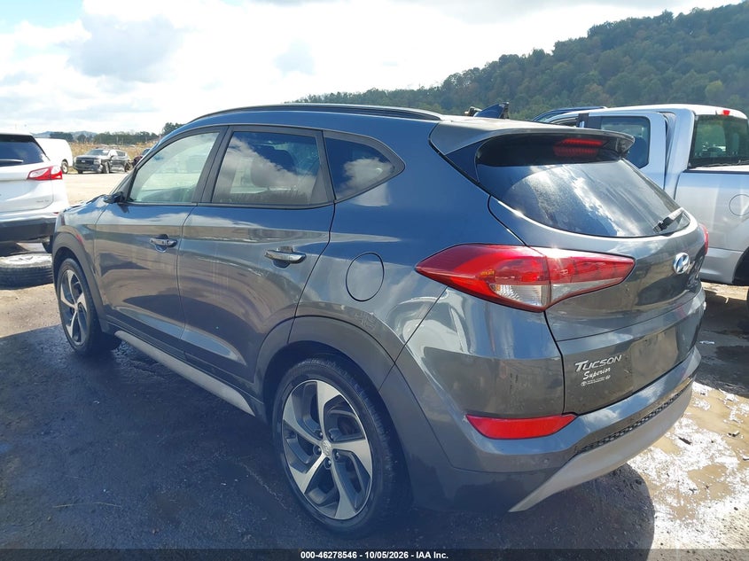 Vin: km8j3ca29ju749267, lot: 46778692, hyundai tucson value 20183