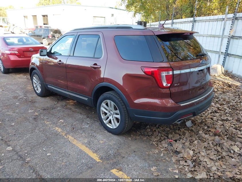 Vin: 1fm5k8d85jgc15781, lot: 46778700, ford explorer xlt 20183