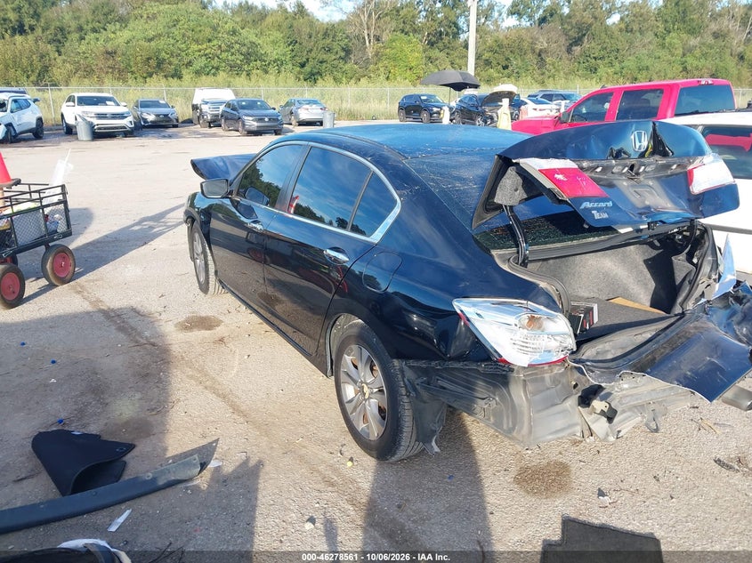 Vin: 1hgcr2f35fa257661, lot: 46778707, honda accord lx 20153