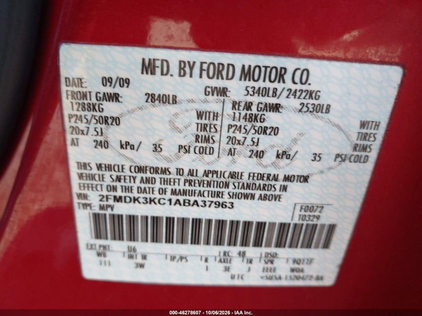 2010 FORD EDGE LIMITED · Фото 9