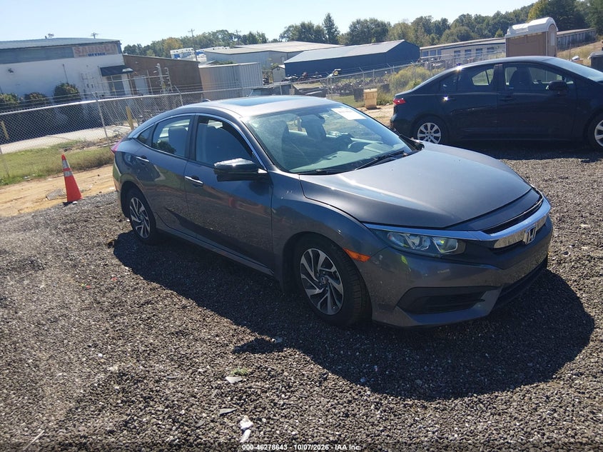 Vin: 19xfc1f3xke014233, lot: 46778789, honda civic ex 20191