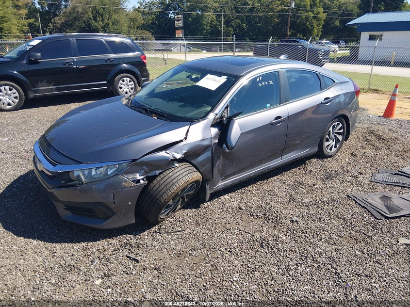 Vin: 19xfc1f3xke014233, lot: 46778789, honda civic ex 20192