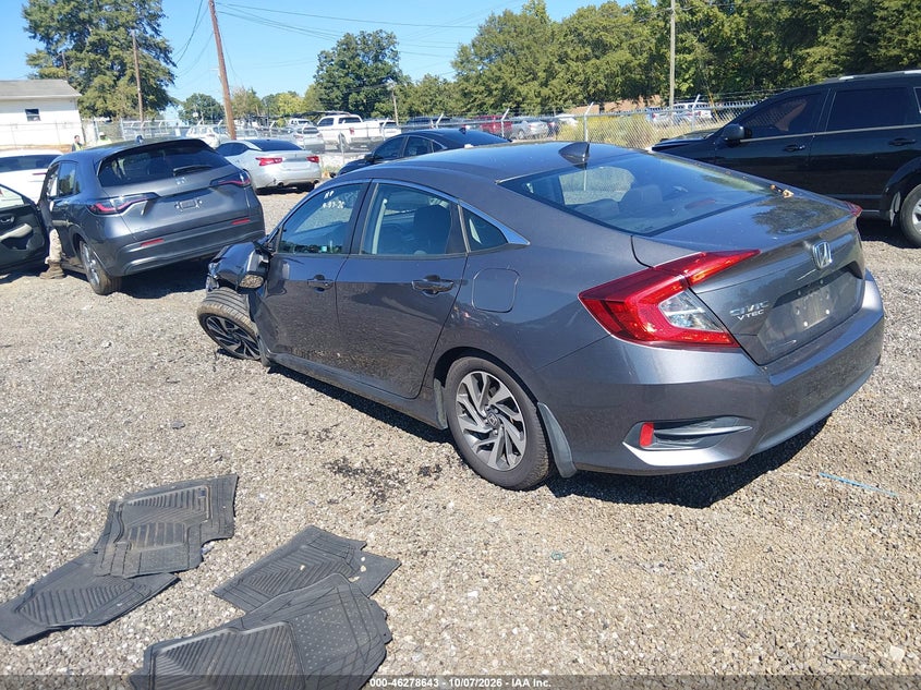 Vin: 19xfc1f3xke014233, lot: 46778789, honda civic ex 20193