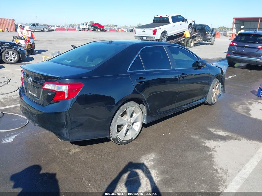 Vin: 4t1bk1fk1cu017139, lot: 46778793, toyota camry se v6 20124