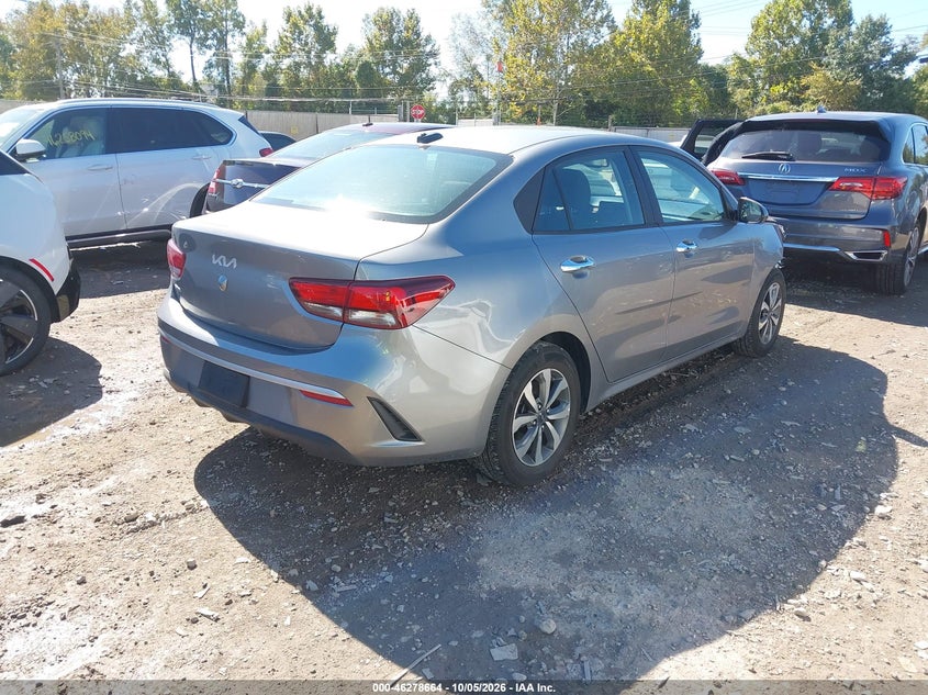 Vin: 3kpa24ad2pe526672, lot: 46778810, kia rio s 20234