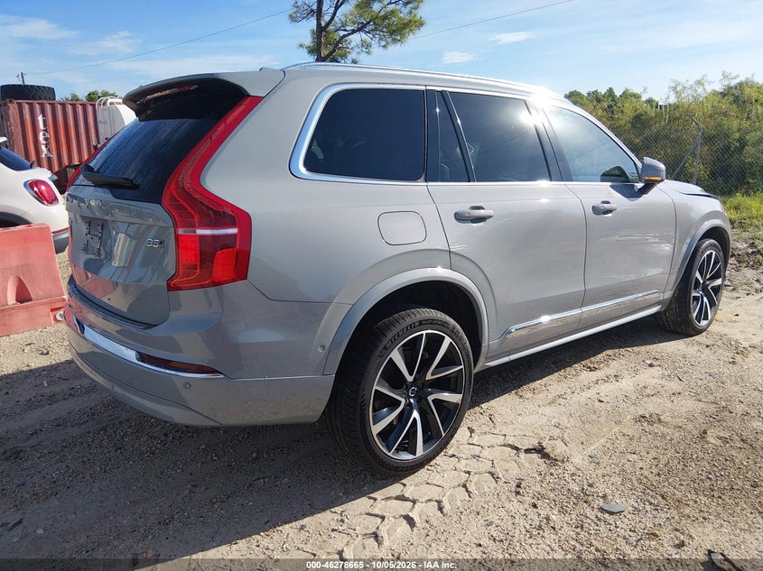 Vin: yv4l12pe6r1163490, lot: 46778811, volvo xc90 b5 plus bright theme 20244