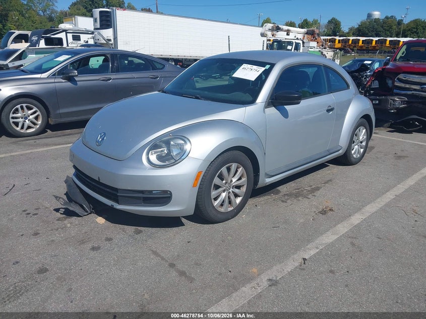 Vin: 3vwfp7at7dm646885, lot: 46778900, volkswagen beetle 2.5l entry 20132