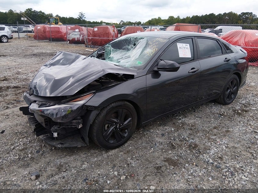 Vin: 5nplm4ag7mh052495, lot: 46778907, hyundai elantra sel 20212