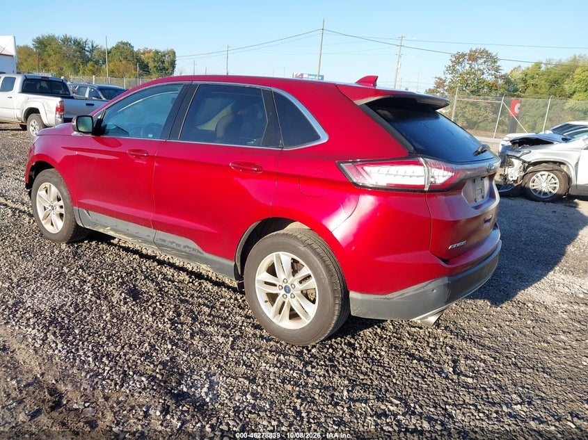 Vin: 2fmpk3j83hbb34151, lot: 46778985, ford edge sel 20173