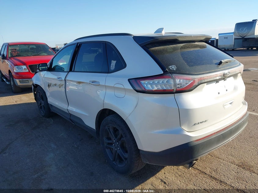Vin: 2fmpk4j81jbb52255, lot: 46778991, ford edge sel 20183