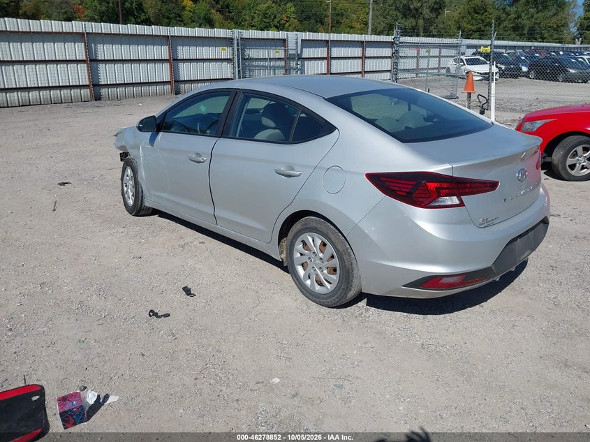 Vin: 5npd74lf3kh496521, lot: 46778998, hyundai elantra se 20193