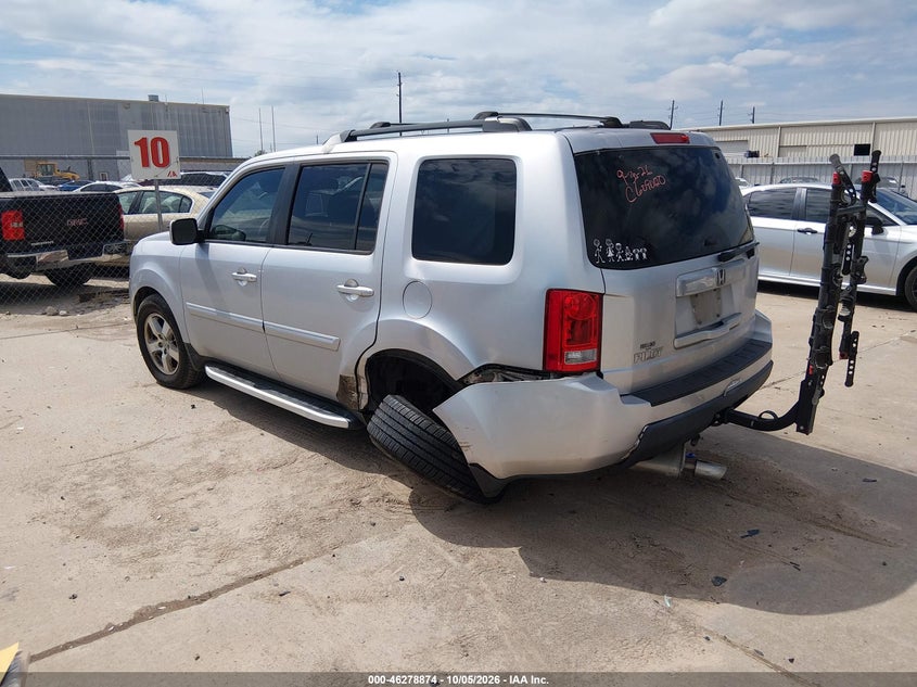Vin: 5fnyf3h67bb015188, lot: 46779020, honda pilot ex-l 20113