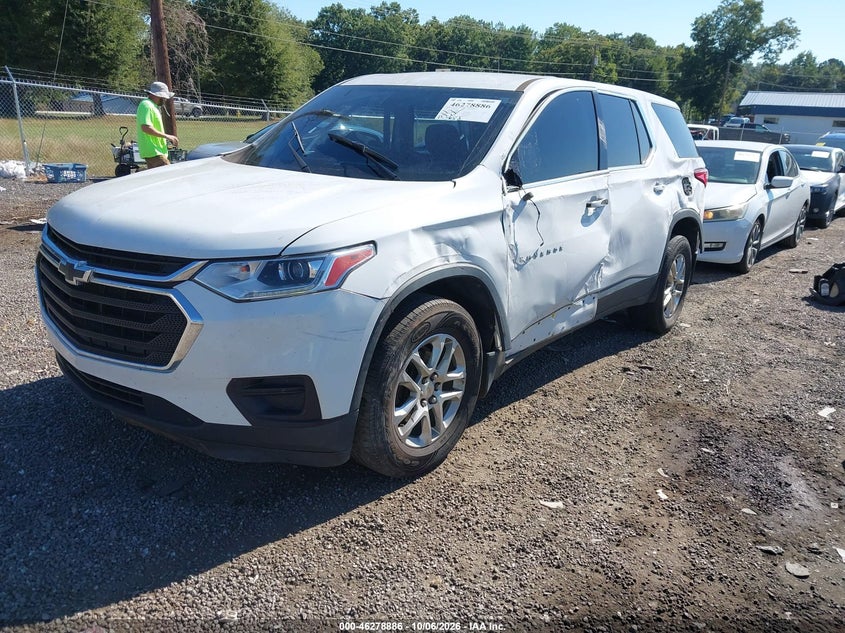 Vin: 1gnerfkw1lj167960, lot: 46779032, chevrolet traverse fwd ls 20202