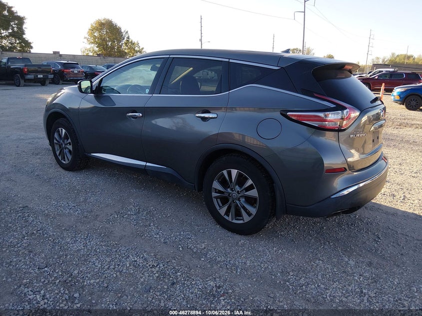 Vin: 5n1az2mh1fn256211, lot: 46779040, nissan murano s 20153