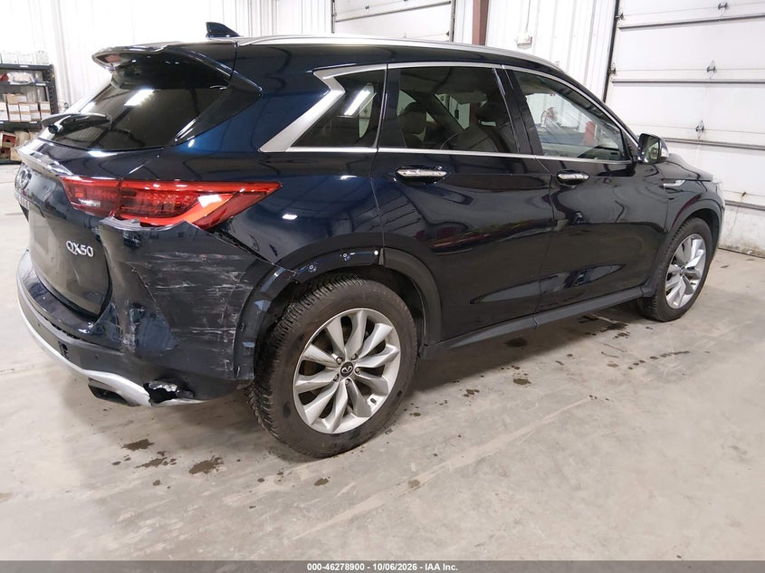 Vin: 3pcaj5m31lf112492, lot: 46779046, infiniti qx50 luxe awd 20204
