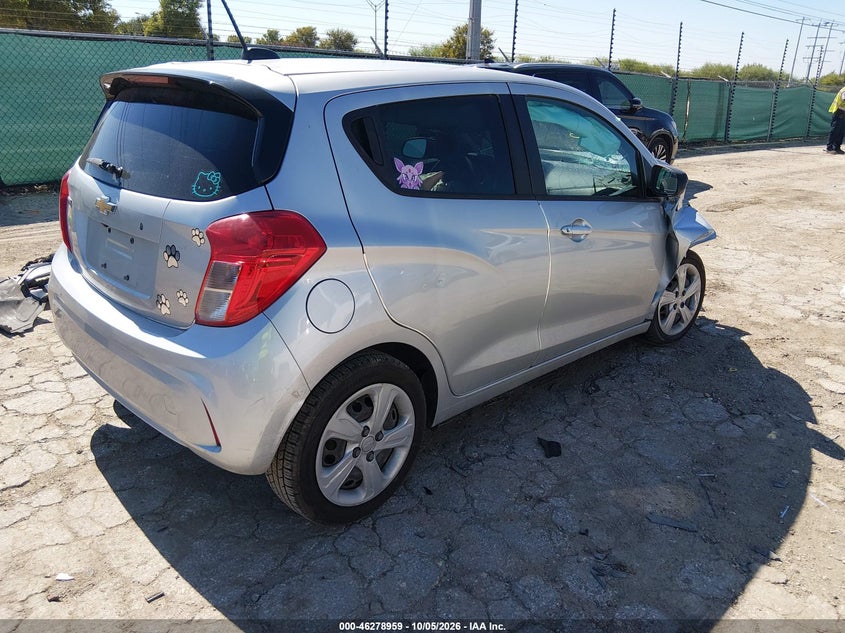 Vin: kl8cb6sa5lc476563, lot: 46779105, chevrolet spark fwd ls automatic 20204