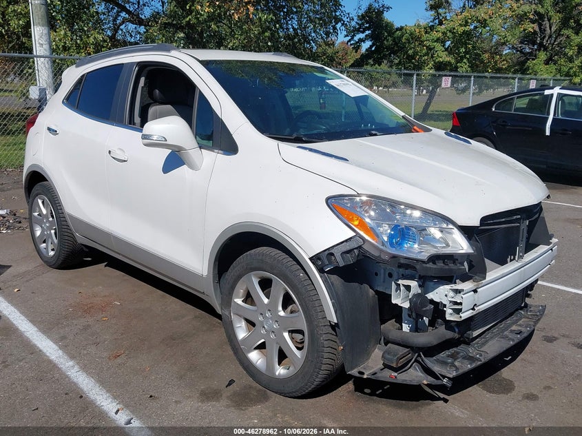 Vin: kl4cjhsb7fb216555, lot: 46779109, buick encore premium 20151