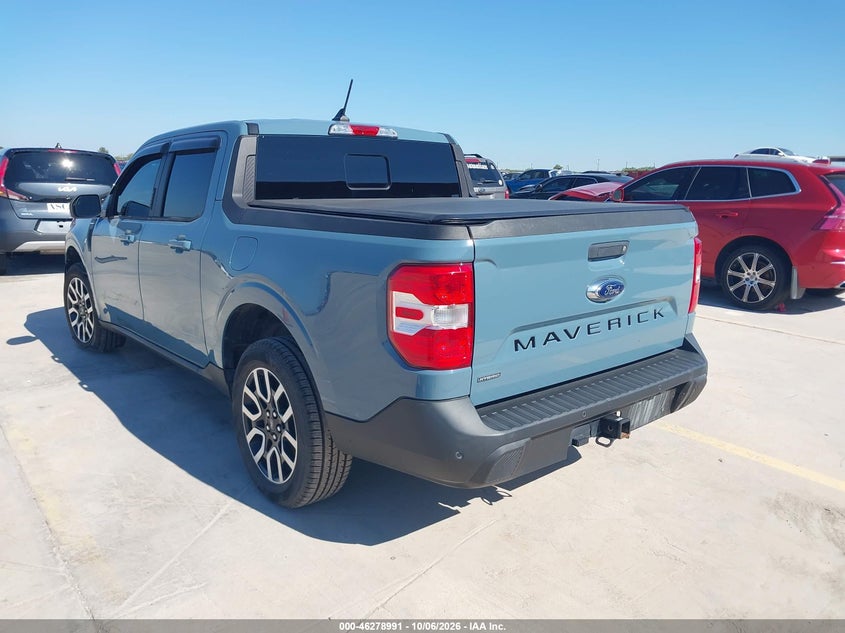 Vin: 3fttw8e31nra57330, lot: 46779137, ford maverick lariat 20223