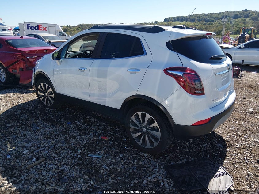 Vin: kl4cjfsb8jb639318, lot: 46779141, buick encore preferred ii 20183