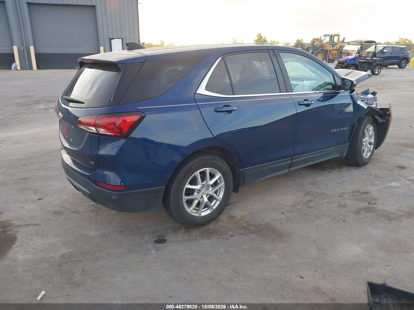 Vin: 3gnaxkev3nl275427, lot: 46779166, chevrolet equinox fwd lt 20224