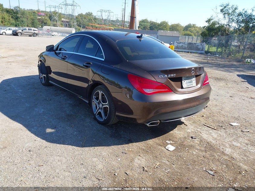 Vin: wddsj4eb3en159022, lot: 46779196, mercedes-benz cla 250 20143