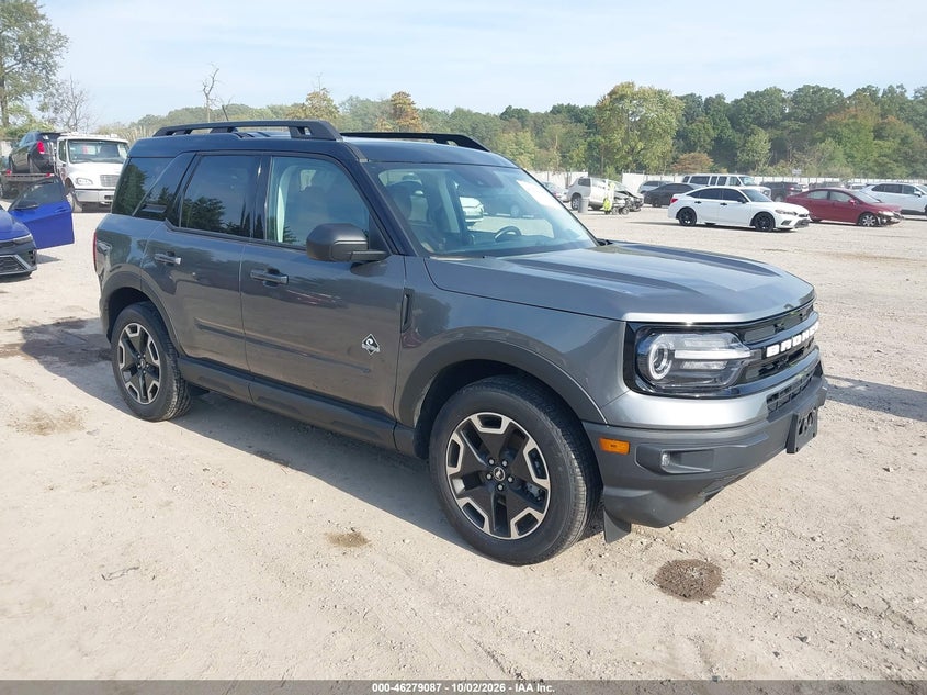 Vin: 3fmcr9c68rrf16154, lot: 46779233, ford bronco sport outer banks 20241