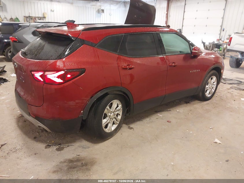 Vin: 3gnkbbraxms539659, lot: 46779253, chevrolet blazer fwd 1lt 20214