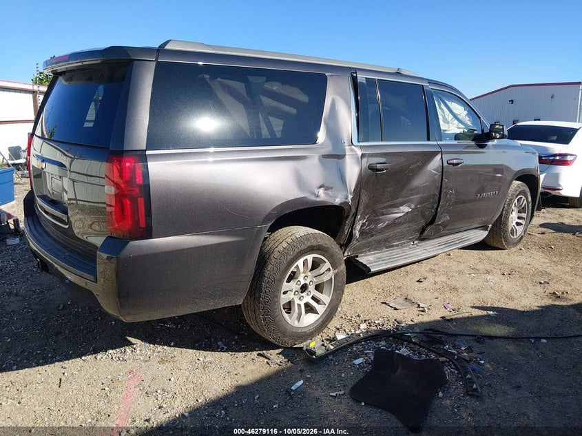 Vin: 1gnschkc0jr333681, lot: 46779262, chevrolet suburban lt 20184