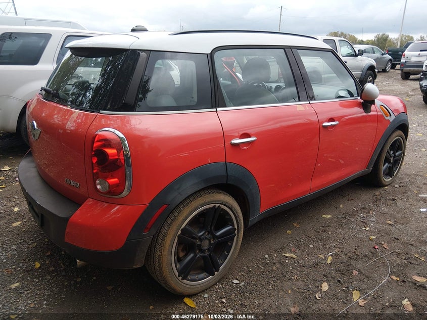 MINI COOPER COUNTRYMAN 2011 VIN WMWZB3C56BWM00491