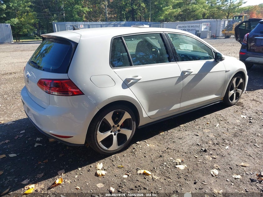 Vin: 3vw5t7au2fm004383, lot: 46779322, volkswagen golf gti 2.0t autobahn 4-door 20154