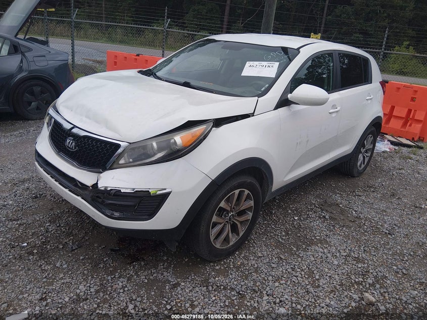 Vin: kndpb3acxf7744045, lot: 46779331, kia sportage lx 20152