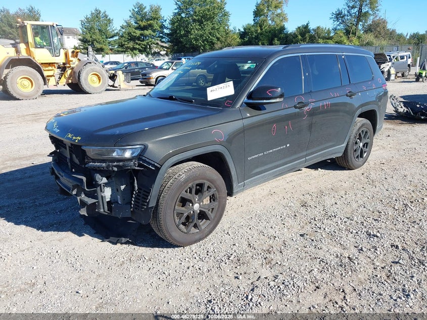 Vin: 1c4rjkbg5n8535456, lot: 46779371, jeep grand cherokee l limited 4x4 20222