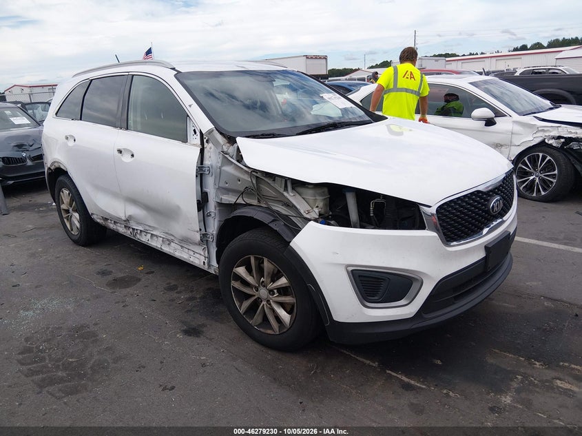 Vin: 5xypg4a59gg179381, lot: 46779376, kia sorento 3.3l lx 20161