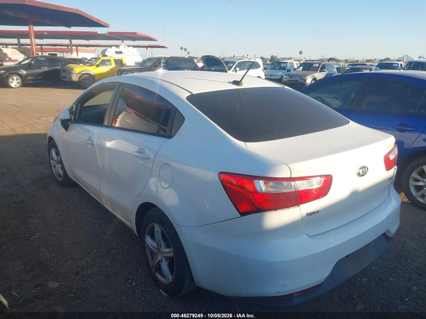 Vin: knadm4a32g6604952, lot: 46779395, kia rio lx 20163