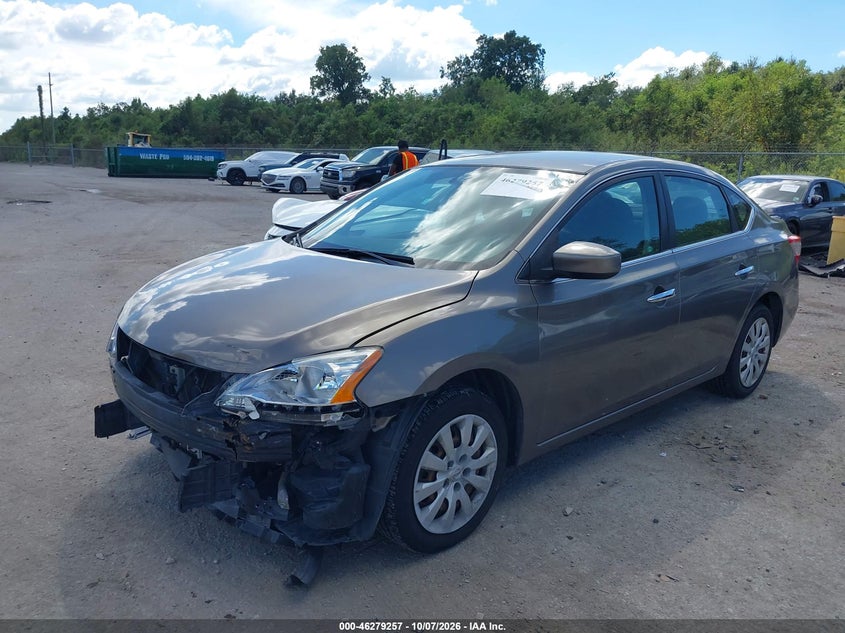 Vin: 3n1ab7ap0fy248012, lot: 46779403, nissan sentra fe+ s/s/sl/sr/sv 20152