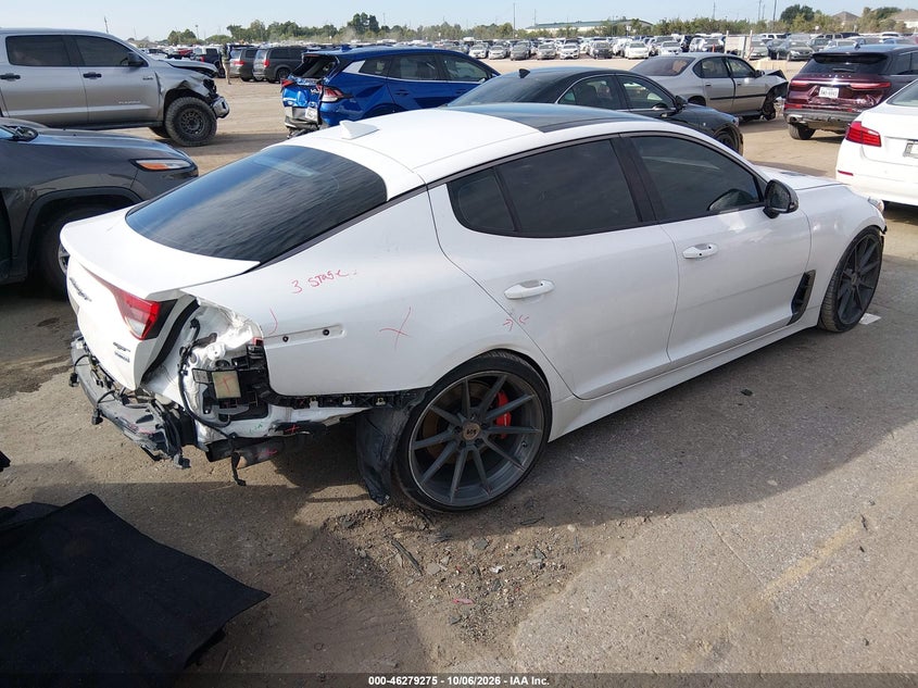 Vin: knae45lc3n6099377, lot: 46779421, kia stinger gt1 20224