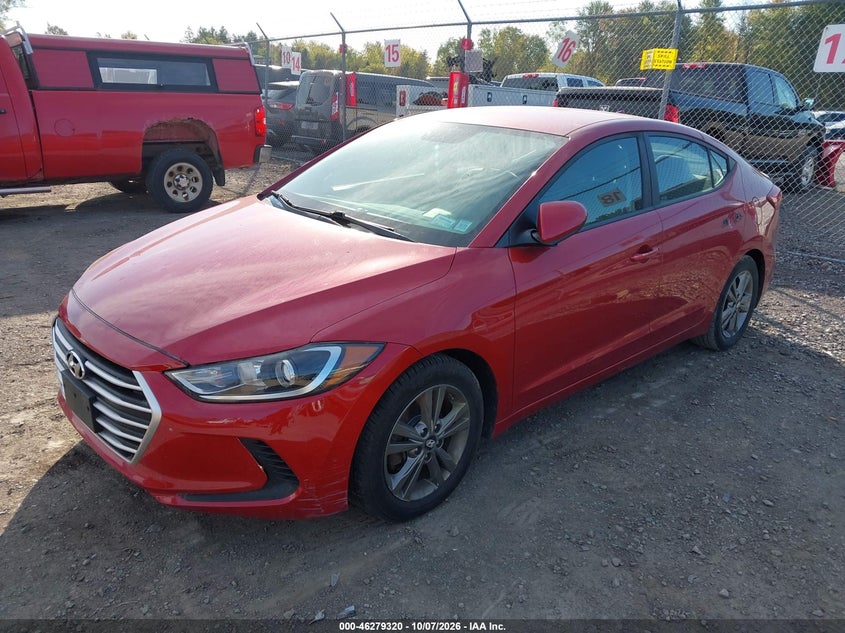 Vin: 5npd84lf4hh184987, lot: 46779466, hyundai elantra se 20172