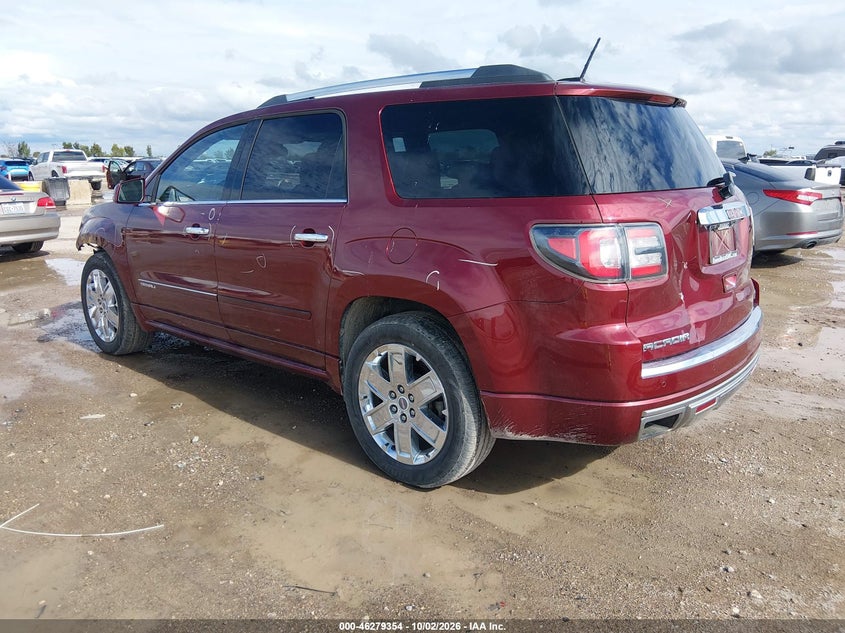 Vin: 1gkkrtkd9gj267520, lot: 46779500, gmc acadia denali 20163