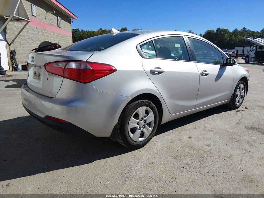 Vin: knafk4a64f5431495, lot: 46779543, kia forte lx 20154