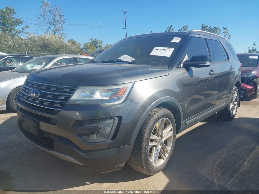 Vin: 1fm5k8d85ggb00543, lot: 46779609, ford explorer xlt 20162
