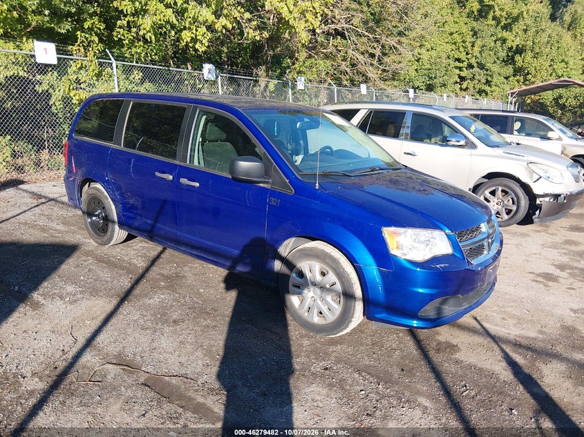 Vin: 2c4rdgbg7kr756609, lot: 46779628, dodge grand caravan se 20191
